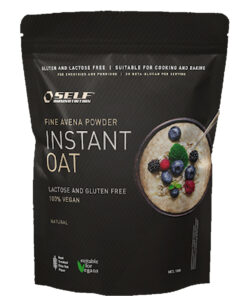 INSTANT OAT 100% naturale (farina di avena), fonte di proteine e grassi sani, ricca in fibre, Ideale per pancakes e smoothies, nutriente, energetico. Senza glutine e lattosio