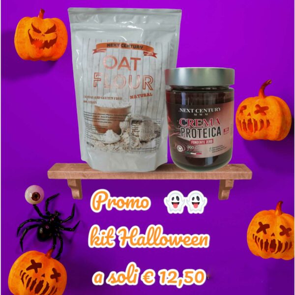 kit halloween :Oat Flour Natural+ Crema proteica